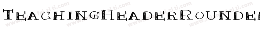 TeachingHeaderRoundedFill Medium字体转换